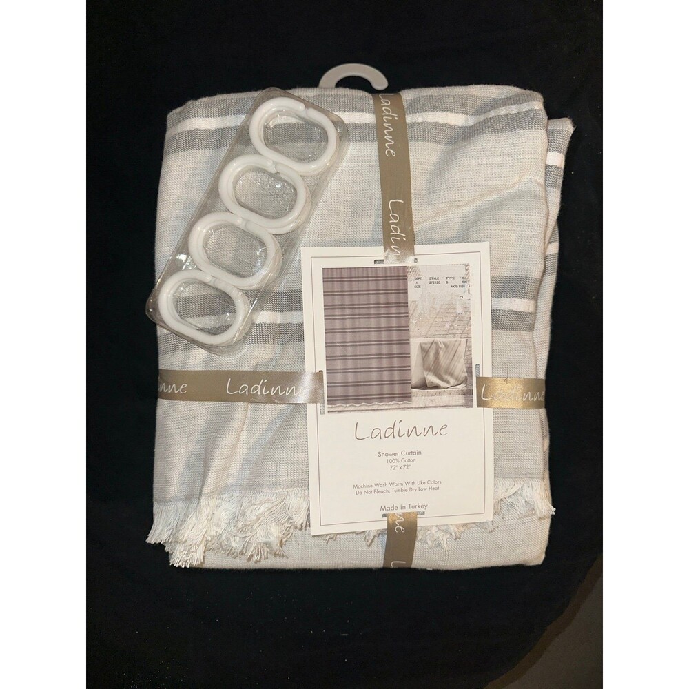 Shower Curtain with Rings